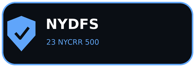 NYDFS compliance badge