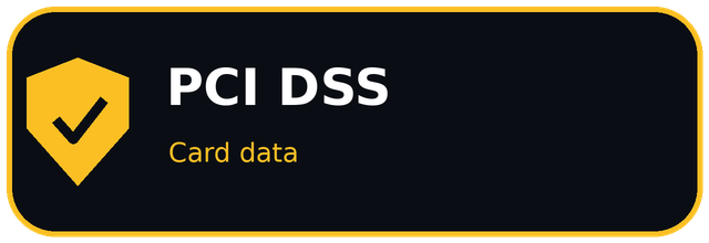PCI DSS compliance badge