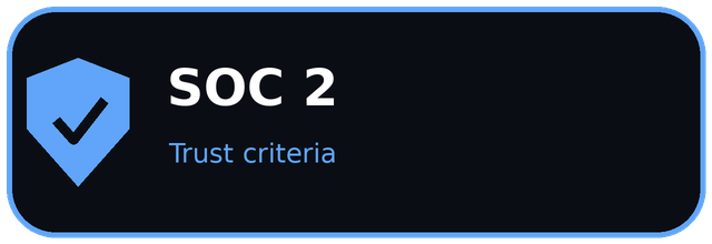 SOC 2 compliance badge